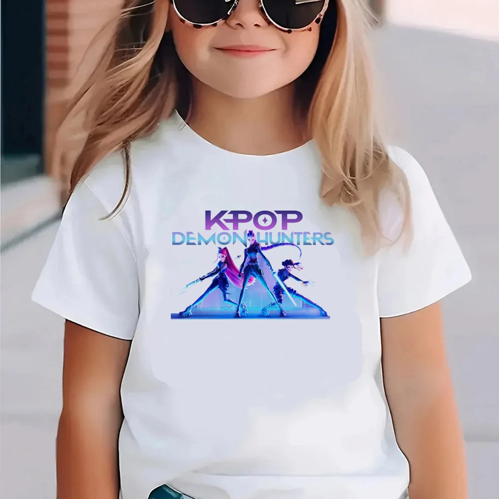 T-Shirt Kpop Demon Hunters enfant