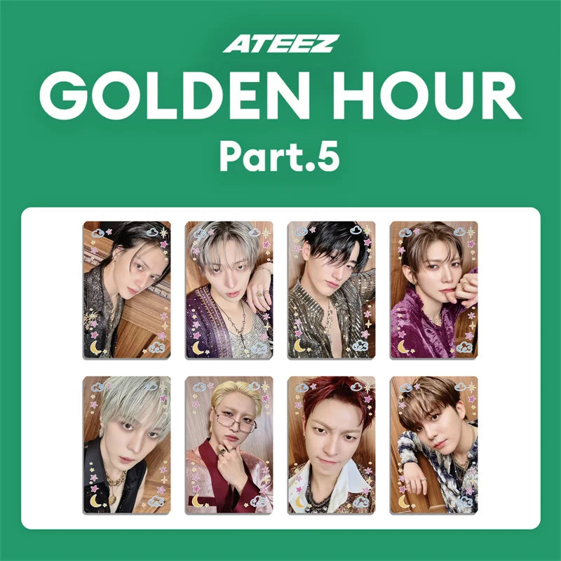 Photocards ATEEZ – GOLDEN HOUR et modèles au choix