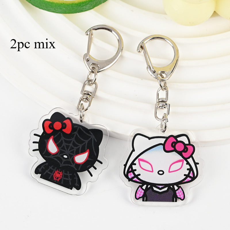 Porte Clés Hello Kitty Spiderman