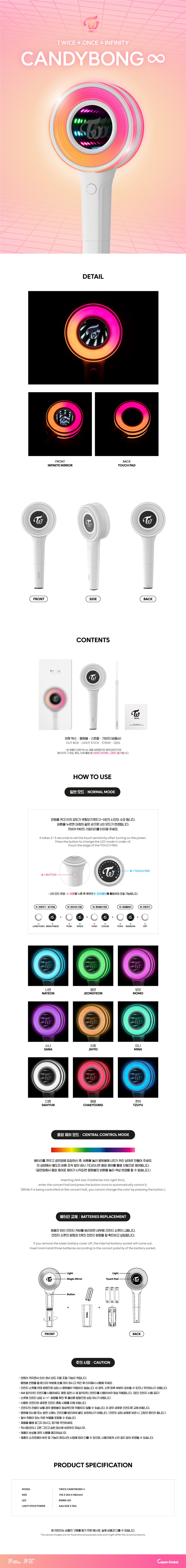TWICE Candybong ∞ Lightstick