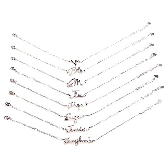 Bracelet en argent BTS - BEST KPOP SHOP