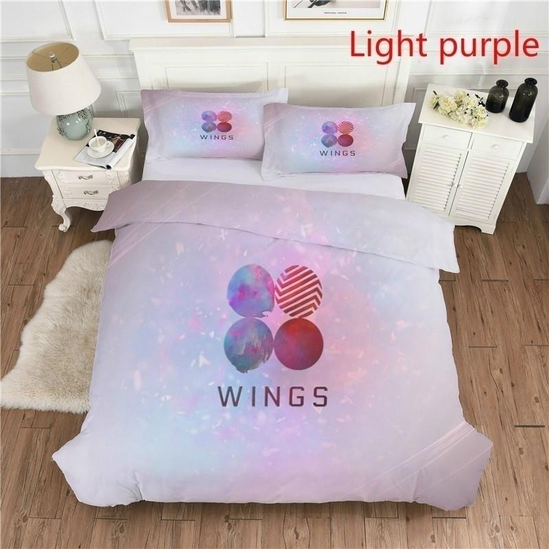Housse de couette avec taie d'oreiller BTS - BEST KPOP SHOP