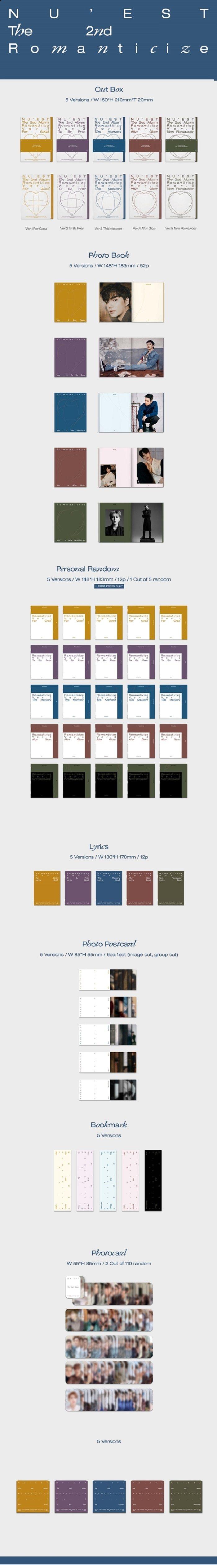 NU'EST The 2nd Romanticize - BEST KPOP SHOP