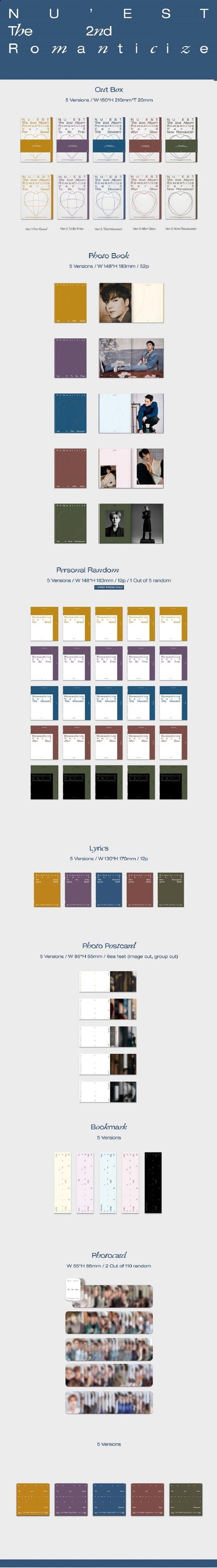 NU'EST The 2nd Romanticize - BEST KPOP SHOP