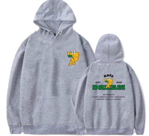 Kpop nct dream cafe 7 dream all member names printing hoodies fashion unisex fleece/thin pullover sweatshirt 6 colors - BEST KPOP SHOP
