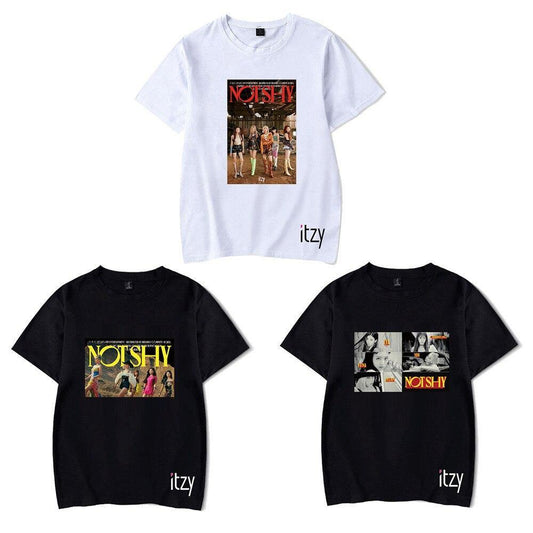 T-shirt ITZY NOT SHY - BEST KPOP SHOP