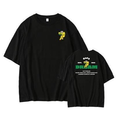 NCT DREAM same all member names printing o neck dropped shoulder sleeve t shirt for summer kpop unisex fashion t-shirt - BEST KPOP SHOP