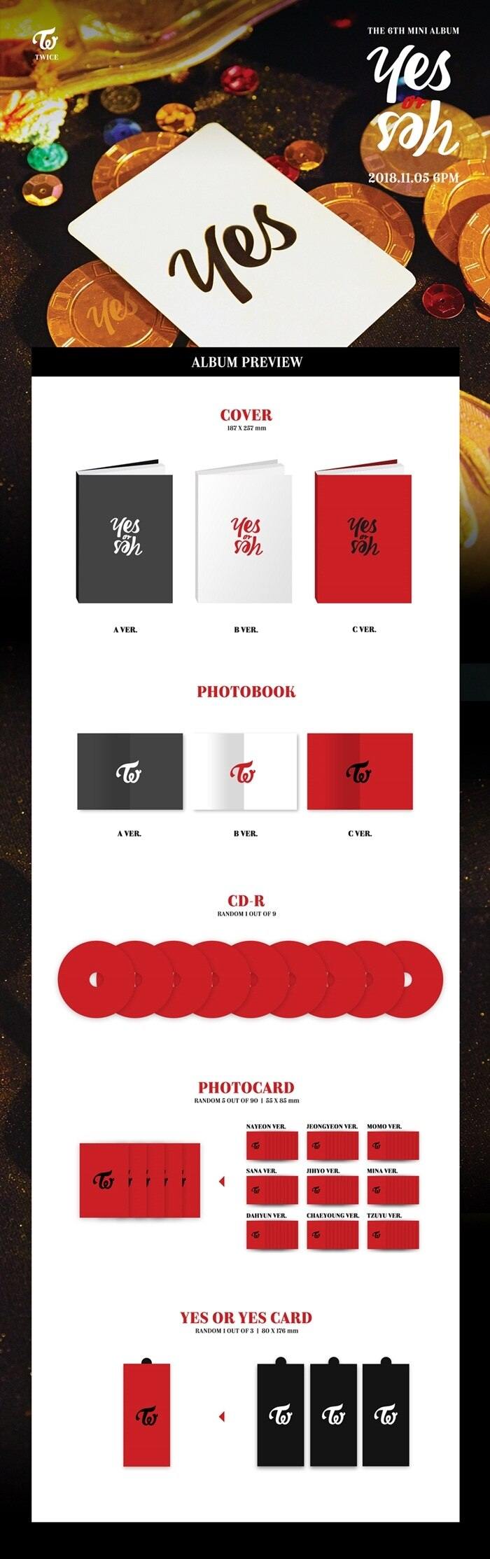 TWICE MINI #6: Yes or Yes - BEST KPOP SHOP