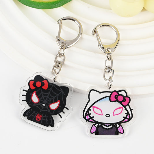 Porte Clés Hello Kitty Spiderman