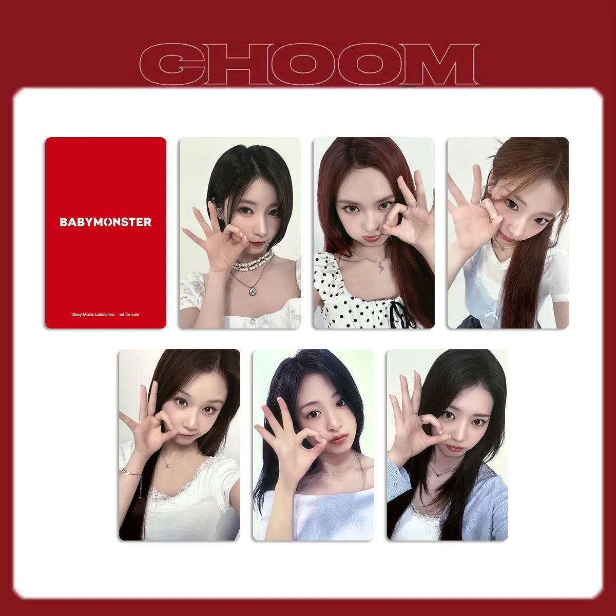 Photocards BABYMONSTER – I Like It et modèles au choix