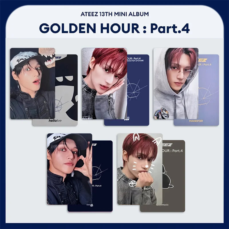 Photocards ATEEZ – GOLDEN HOUR et modèles au choix