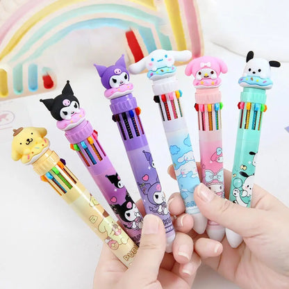 Stylo 10 Couleurs Sanrio