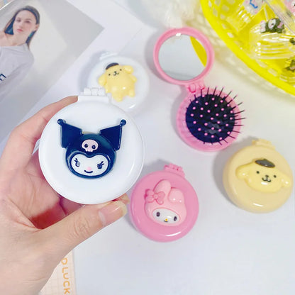 Mini Brosse avec Miroir Sanrio
