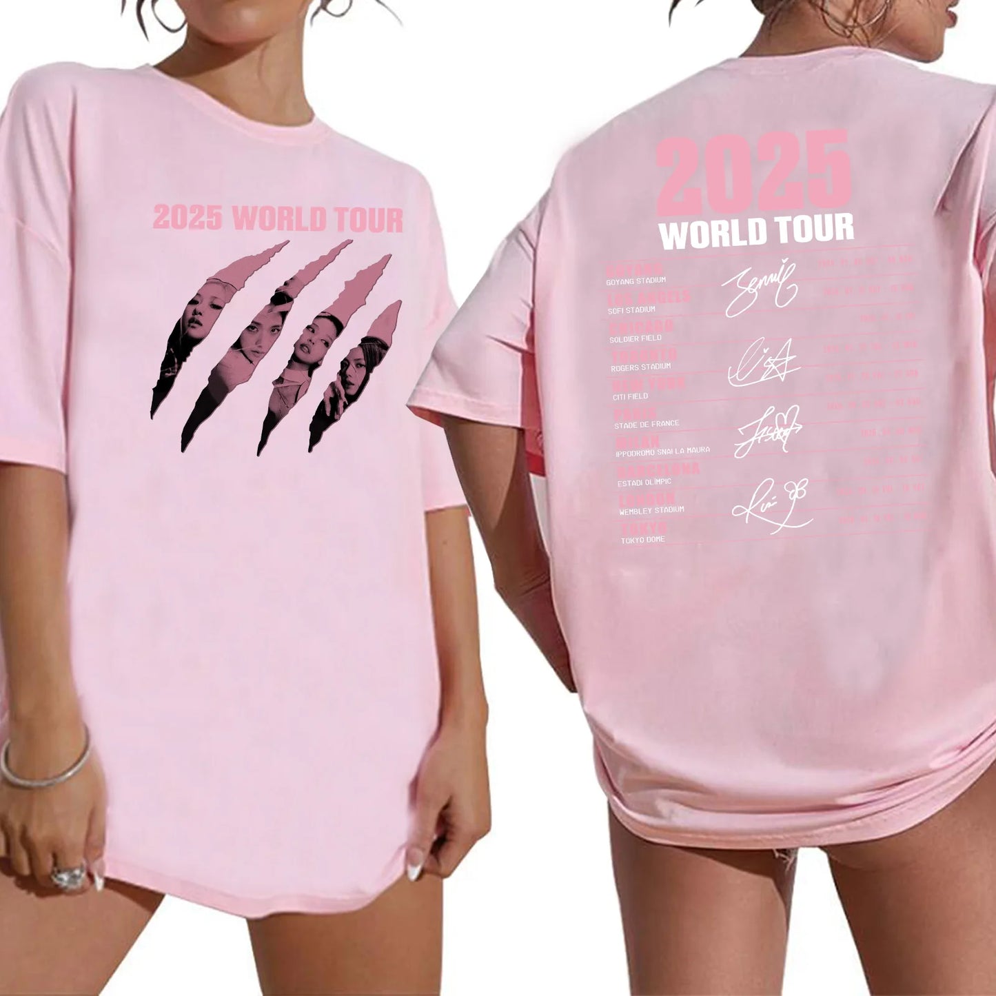 T-Shirt Blackpink 2025 World Tour