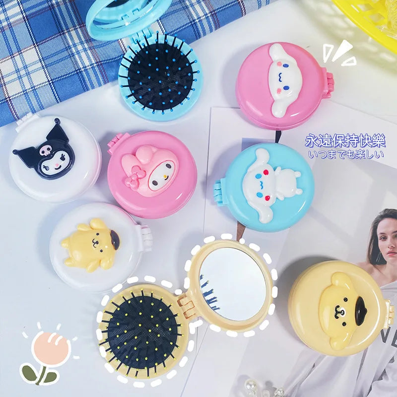 Mini Brosse avec Miroir Sanrio