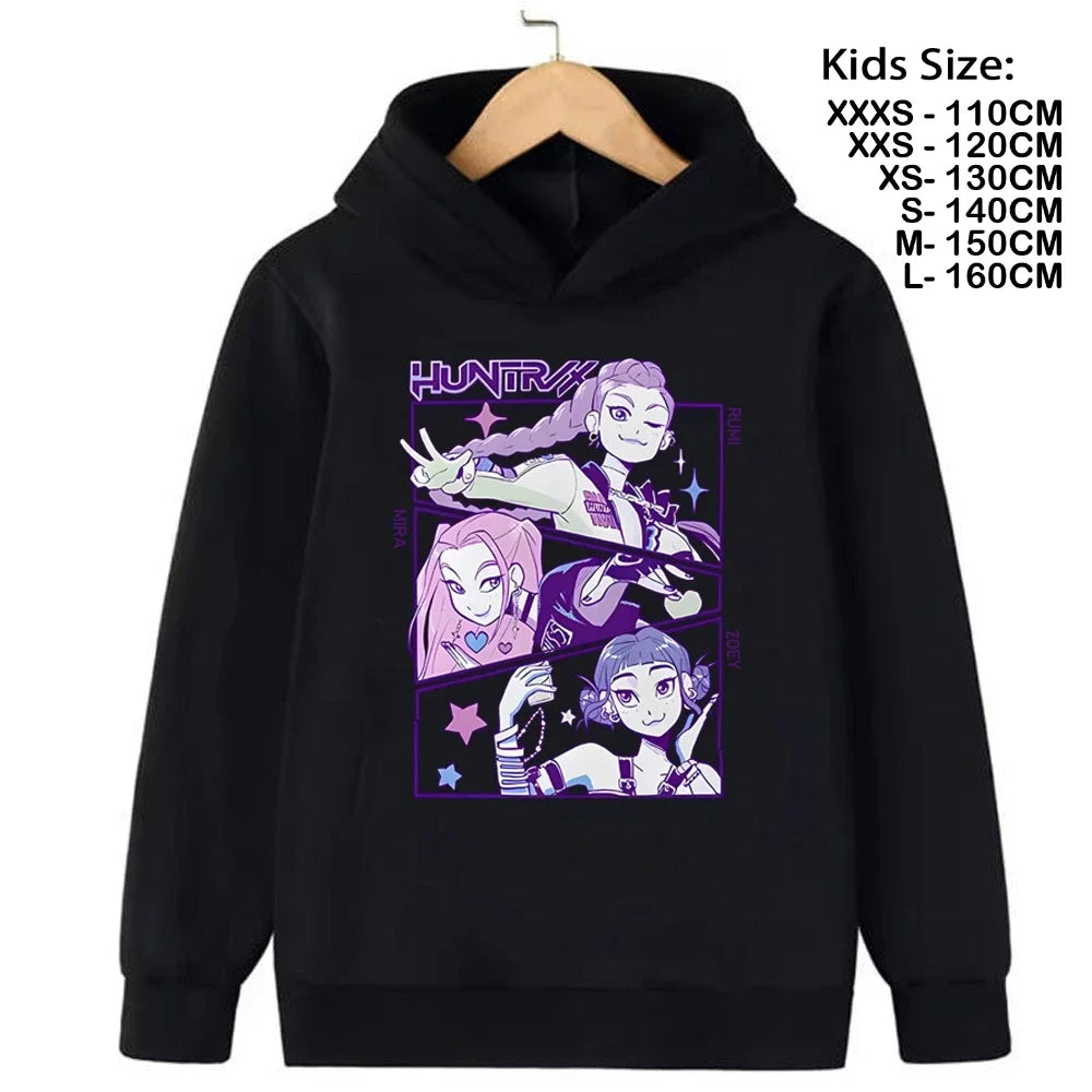 Sweatshirt Kpop Demon Hunters enfant