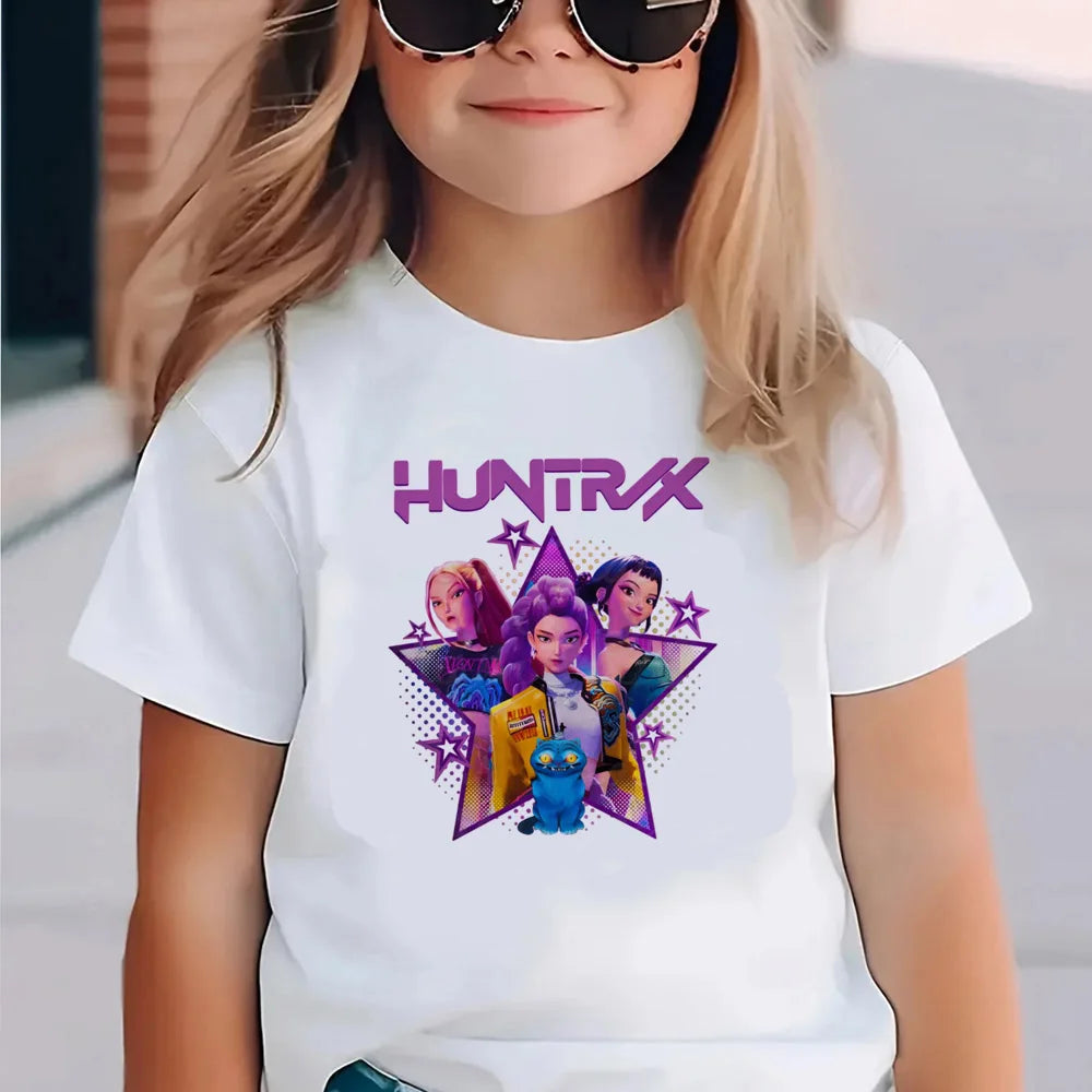 T-Shirt Kpop Demon Hunters enfant