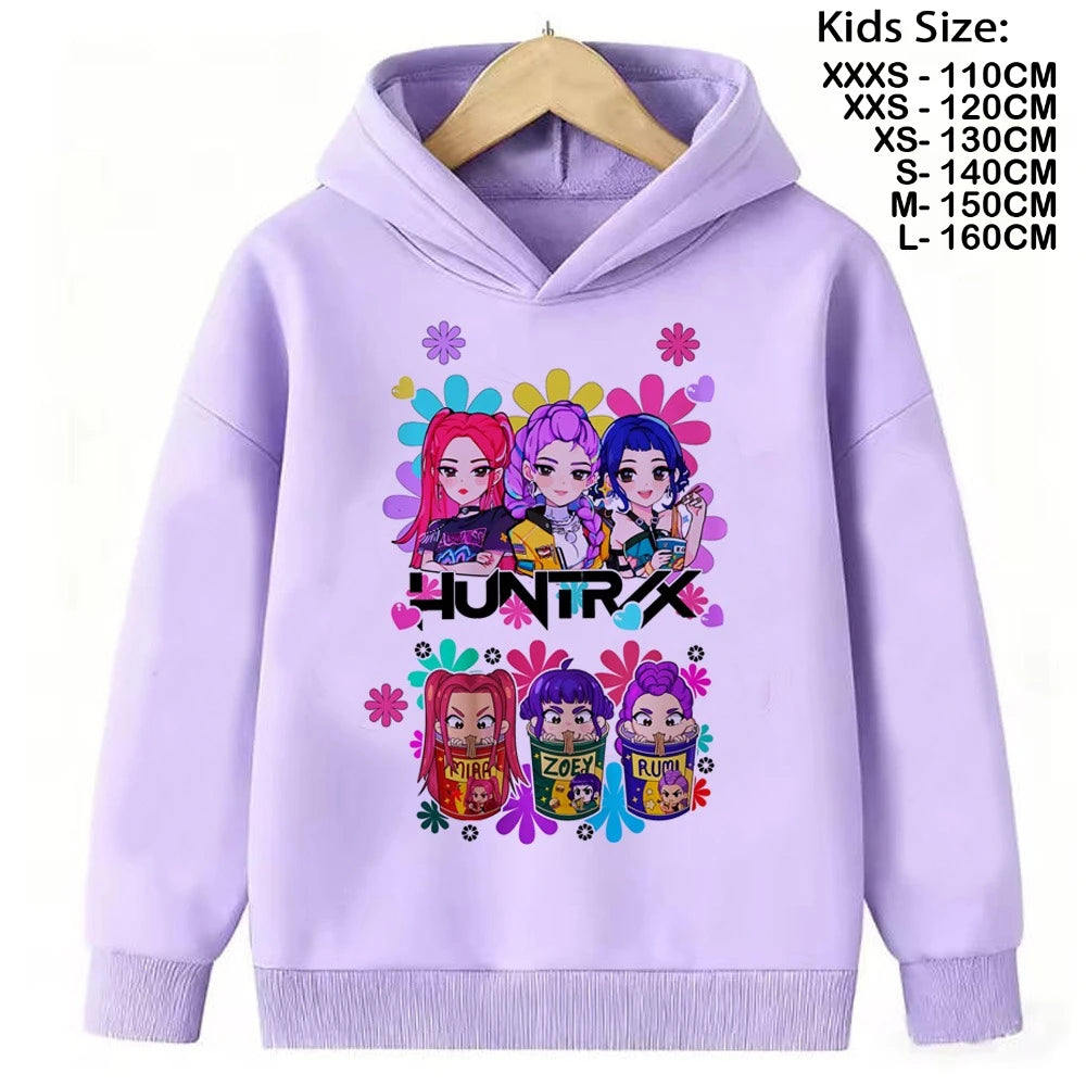 Sweatshirt Kpop Demon Hunters enfant