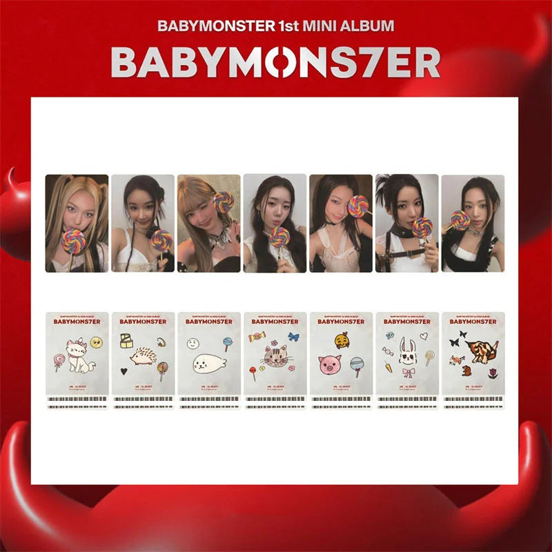 Photocards Babymonster avec Signature
