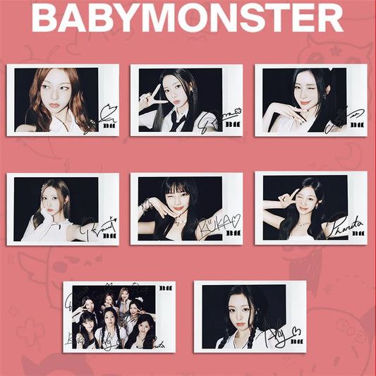 Photocards Babymonster avec Signature