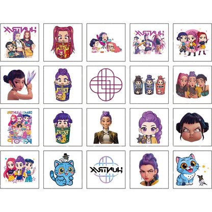 Tatouage Temporaire Kpop Demon Hunters