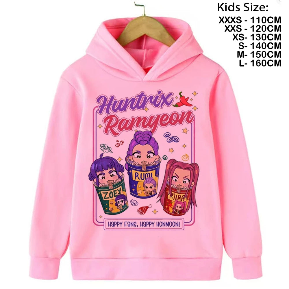 Sweatshirt Kpop Demon Hunters enfant