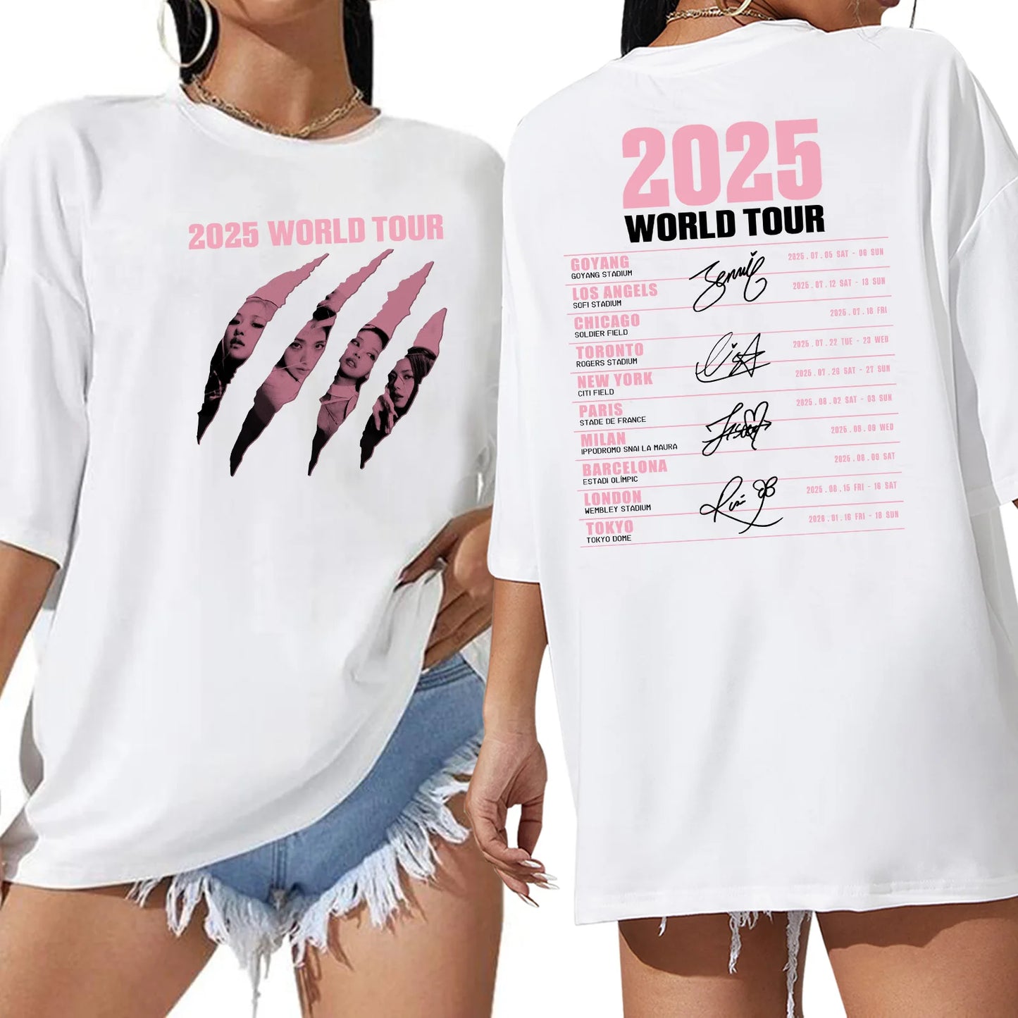 T-Shirt Blackpink 2025 World Tour