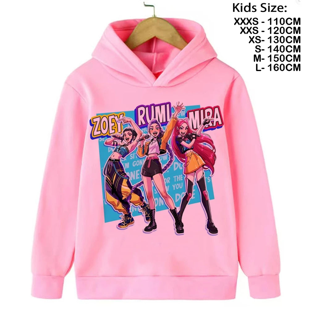 Sweatshirt Kpop Demon Hunters enfant