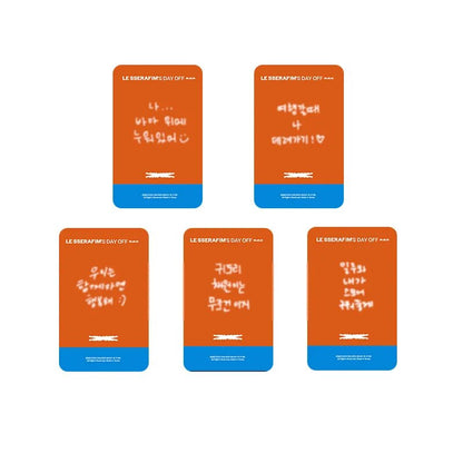 Photocards Le Sserafim 'ANTIFRAGILE'