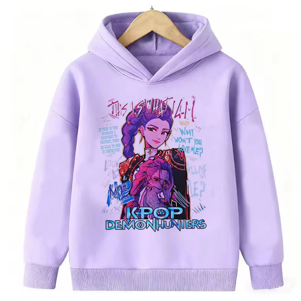 Sweatshirt Kpop Demon Hunters enfant