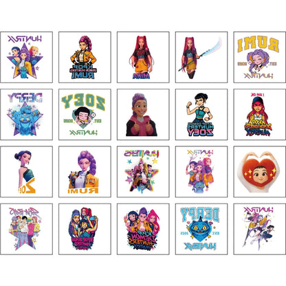 Tatouage Temporaire Kpop Demon Hunters