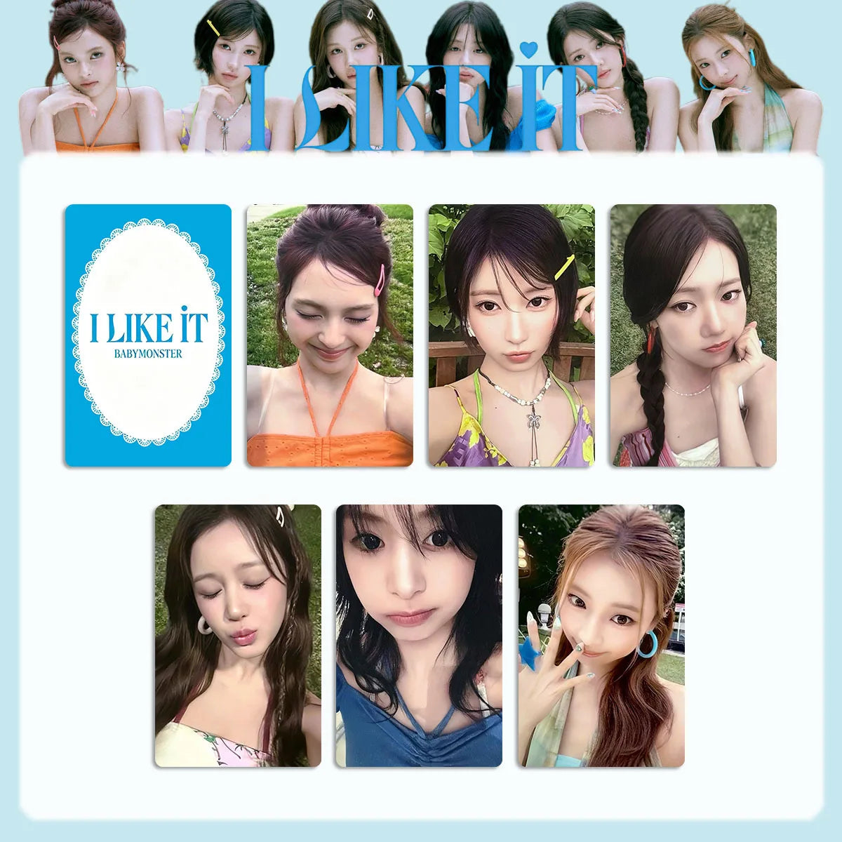 Photocards BABYMONSTER – I Like It et modèles au choix