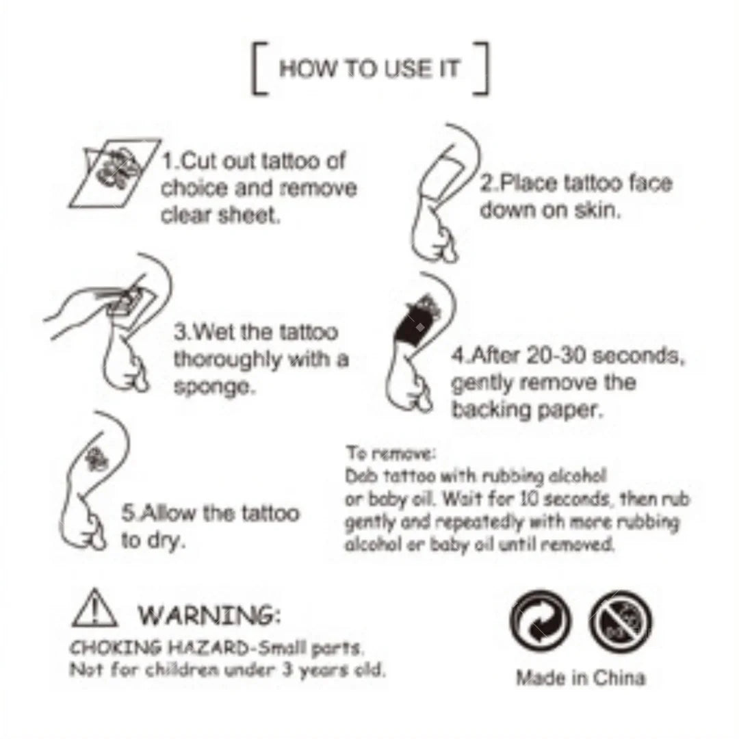 Tatouage Temporaire Kpop Demon Hunters