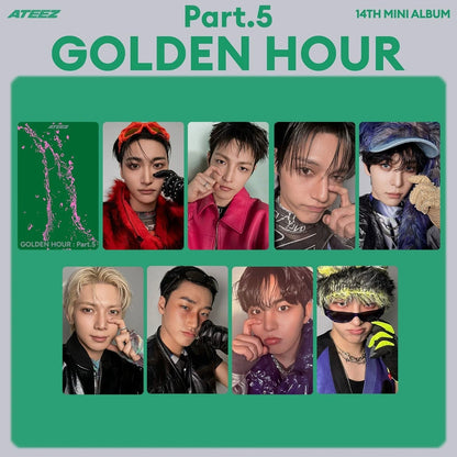 Photocards ATEEZ – GOLDEN HOUR et modèles au choix