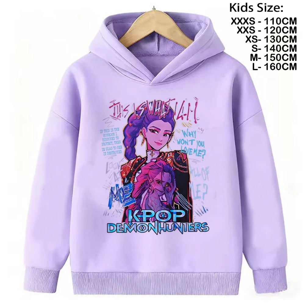 Sweatshirt Kpop Demon Hunters enfant
