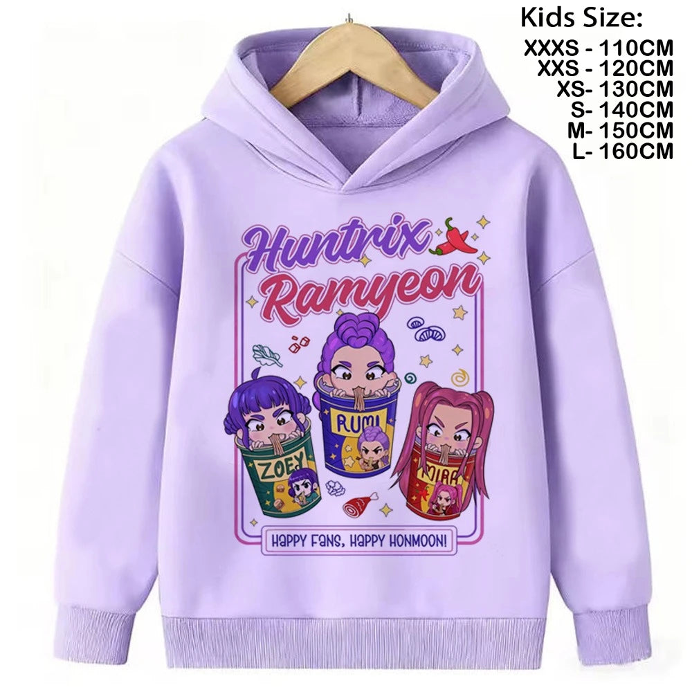 Sweatshirt Kpop Demon Hunters enfant