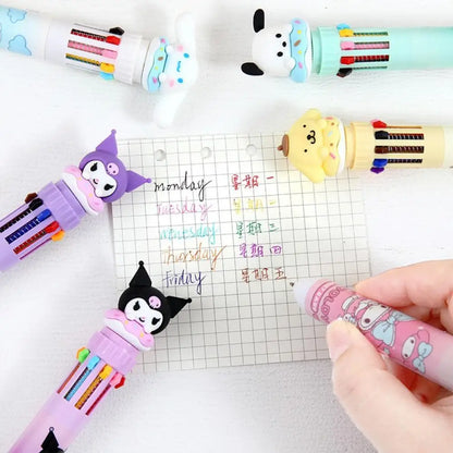 Stylo 10 Couleurs Sanrio