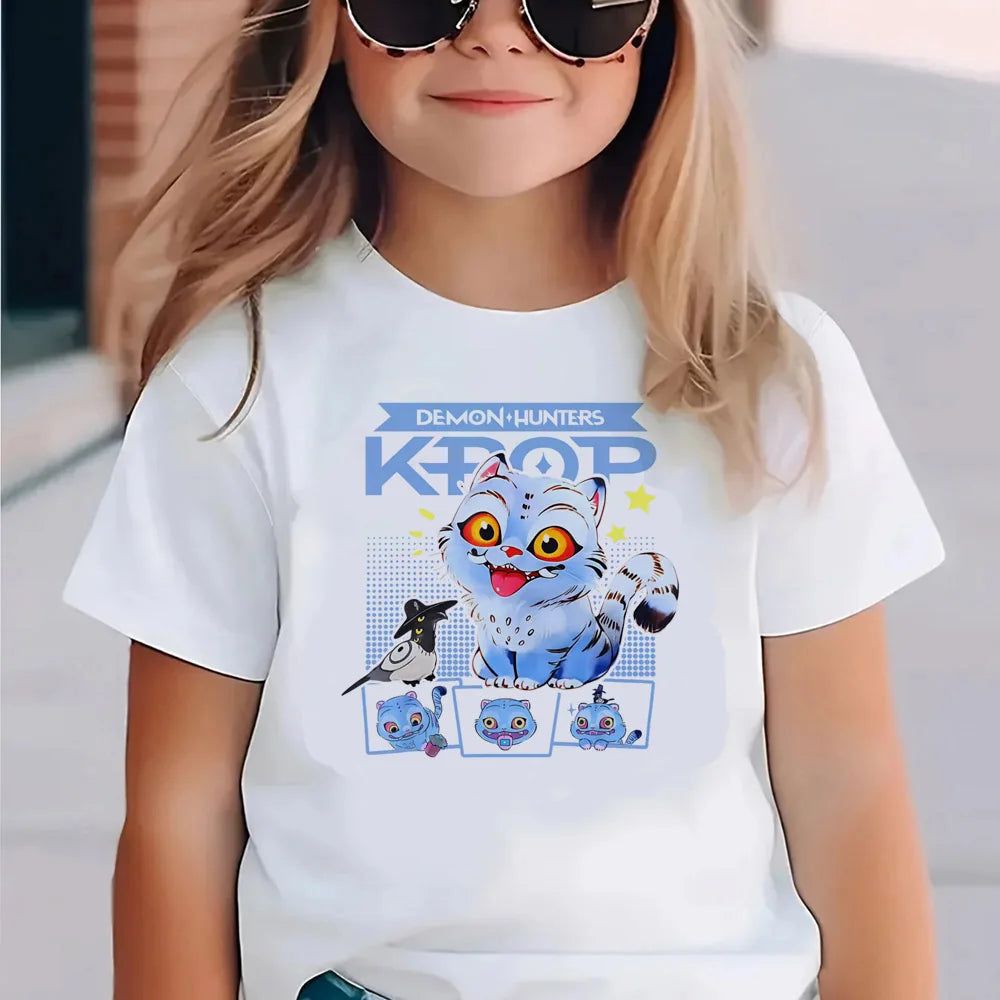 T-Shirt Kpop Demon Hunters enfant