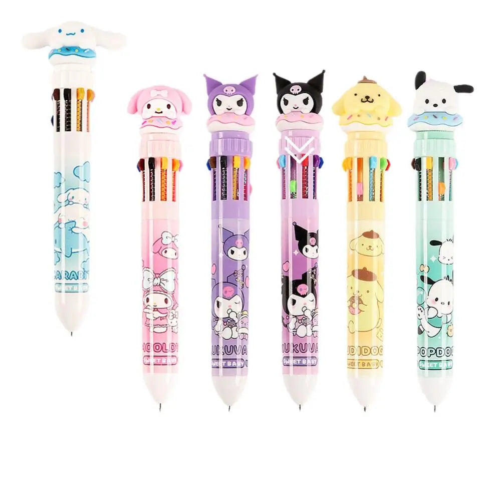 Stylo 10 Couleurs Sanrio
