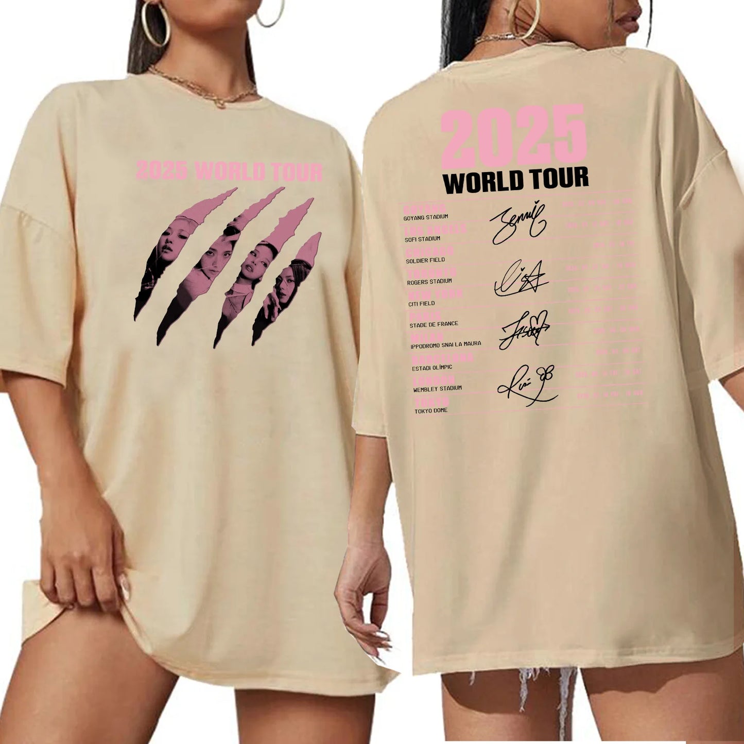 T-Shirt Blackpink 2025 World Tour