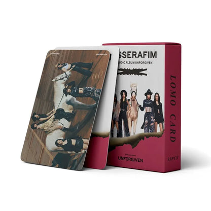 Photocards Le Sserafim UNFORGIVEN 55PCS