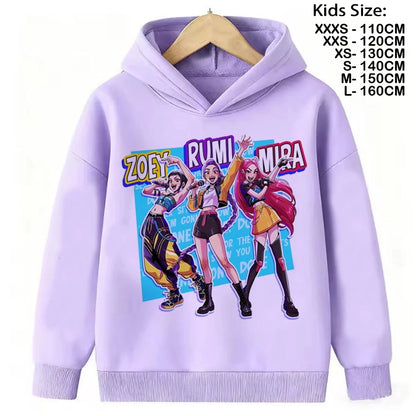 Sweatshirt Kpop Demon Hunters enfant