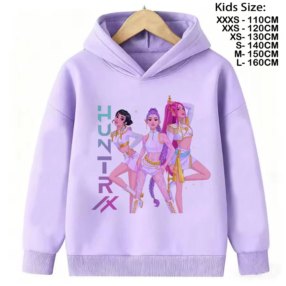 Sweatshirt Kpop Demon Hunters enfant