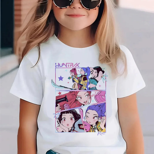 T-Shirt Kpop Demon Hunters enfant