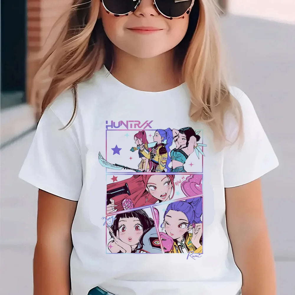 T-Shirt Kpop Demon Hunters enfant