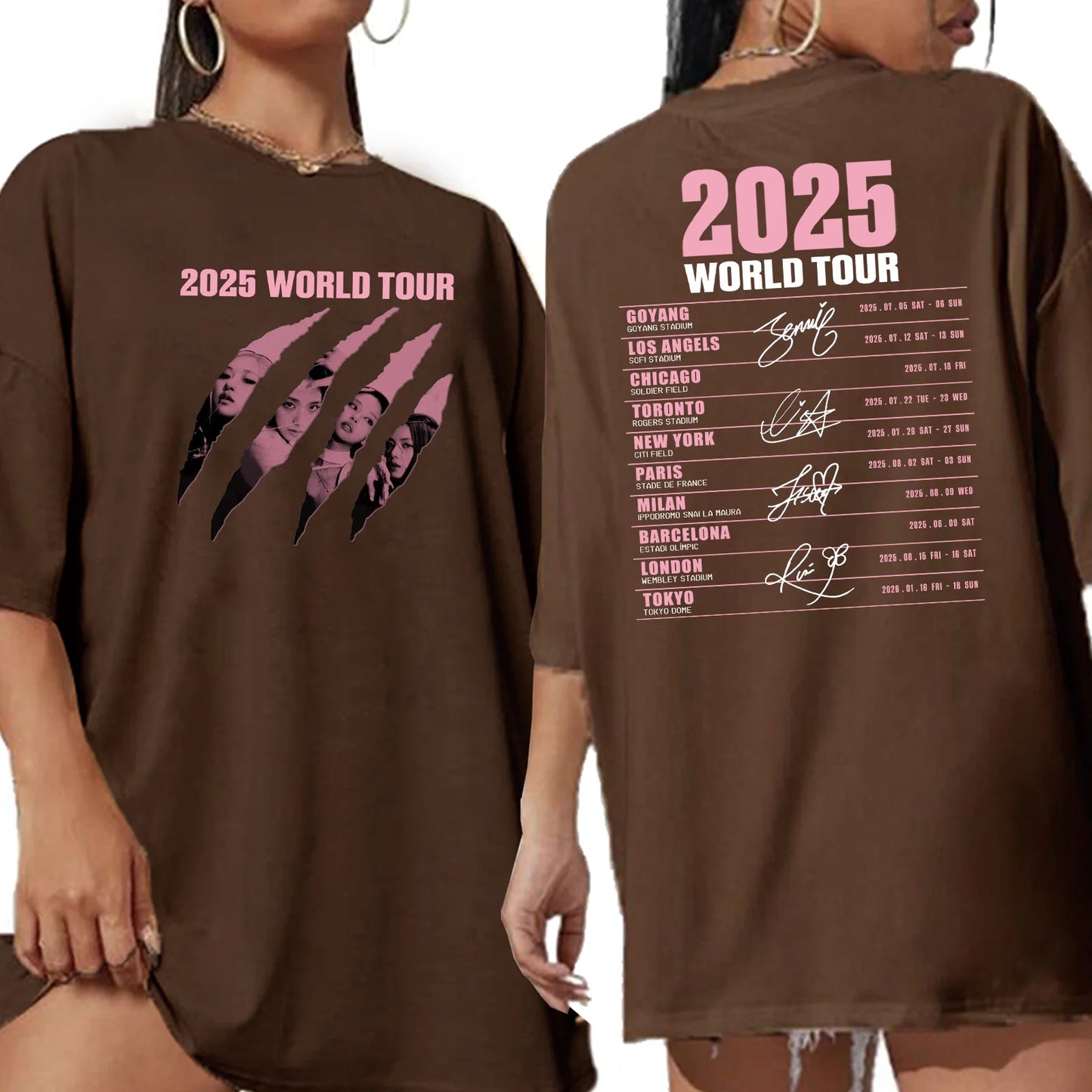 T-Shirt Blackpink 2025 World Tour