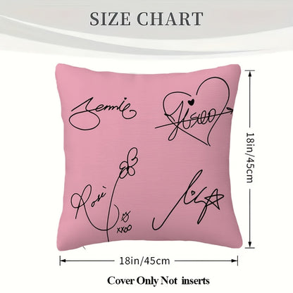 Housse de coussin Blackpink