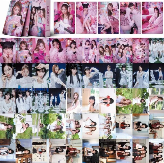 Photocards Le Sserafim UNFORGIVEN 55PCS