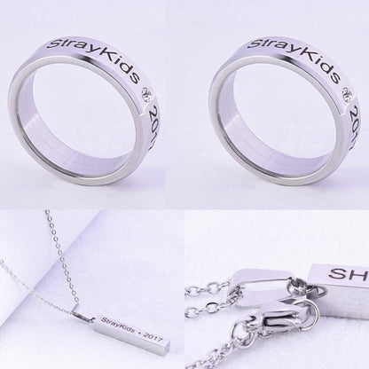 Bague et chaîne Stray Kids - BEST KPOP SHOP