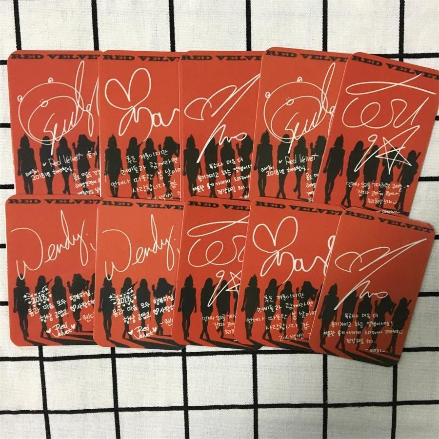 PHOTOCARDS RED VELVET // BAD BOY - BEST KPOP SHOP